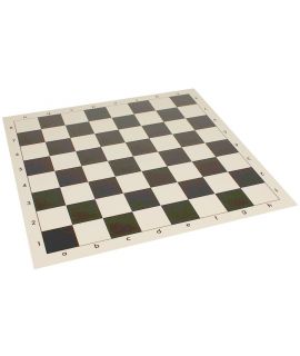 Vinyl roll-up chess board 43 cm - chess squares 45 mm black and white
